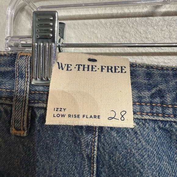 Free People In the West Izzy Flare Jeans Sz 28 NWT - Picture 10 of 15